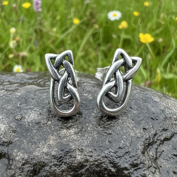 Arianell Celtic Knot Stud Earrings