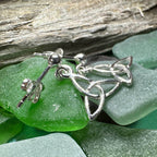 Avalina Trinity Knot Earrings - 