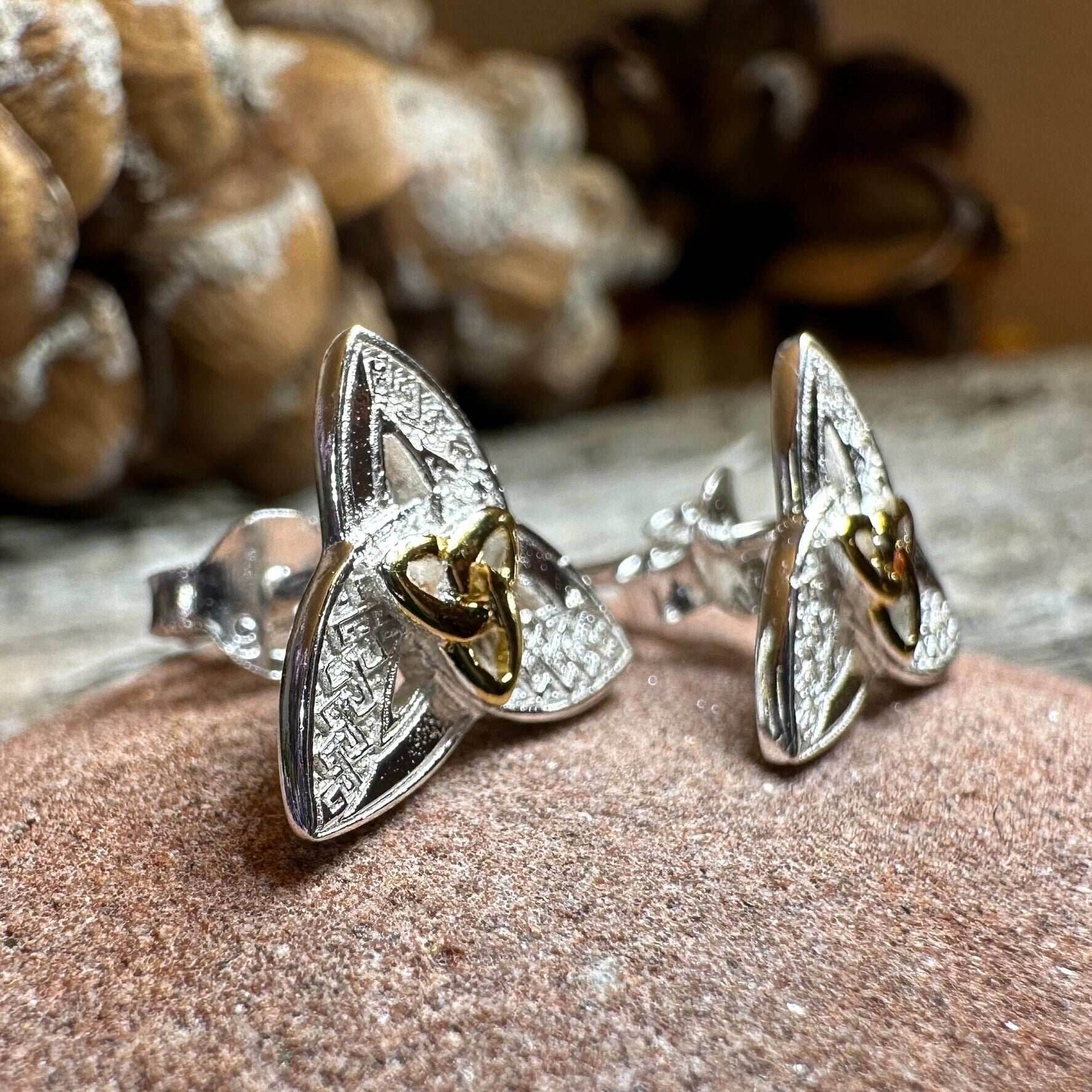 Elegance Trinity Knot Earrings - 