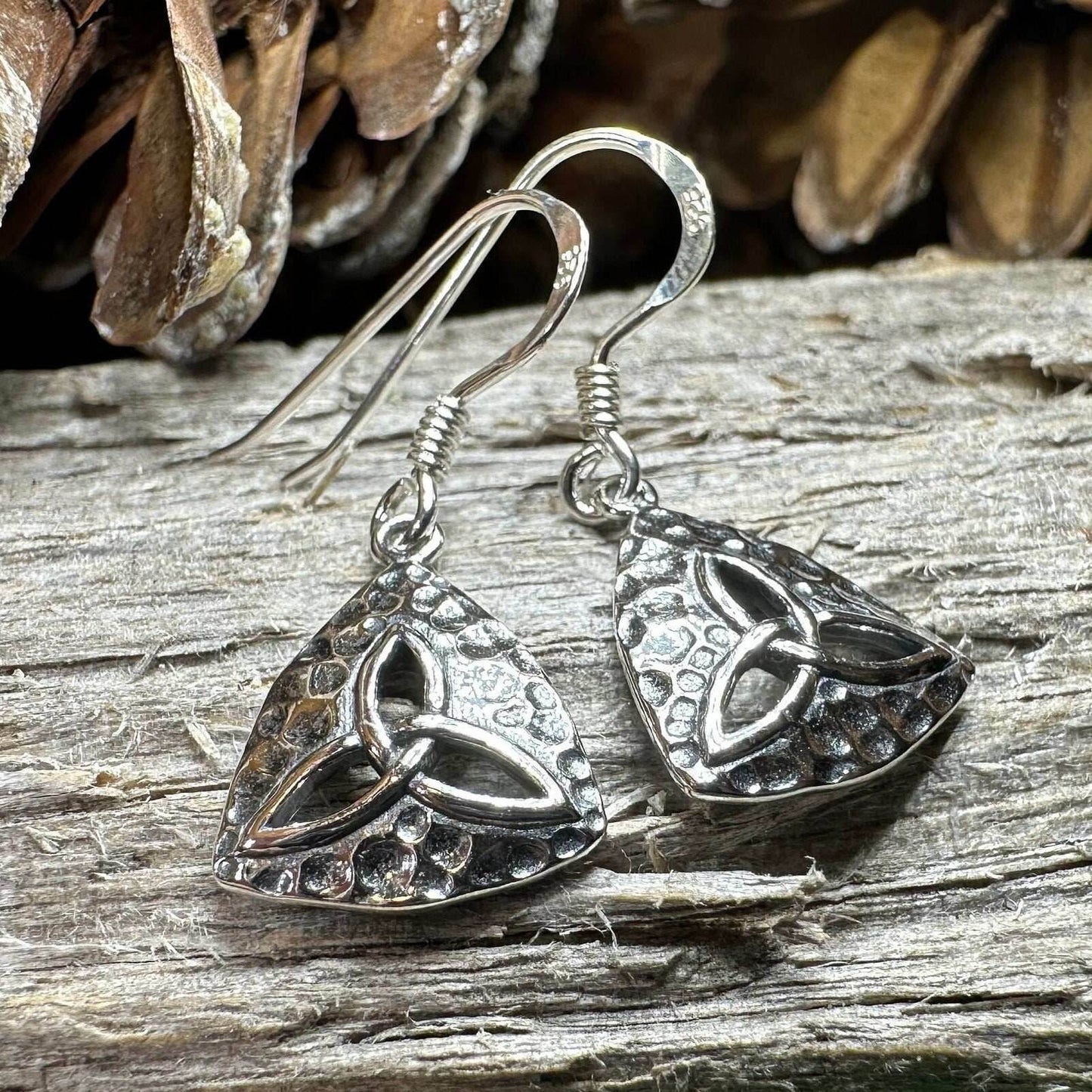 Delphine Trinity Knot Earrings - 