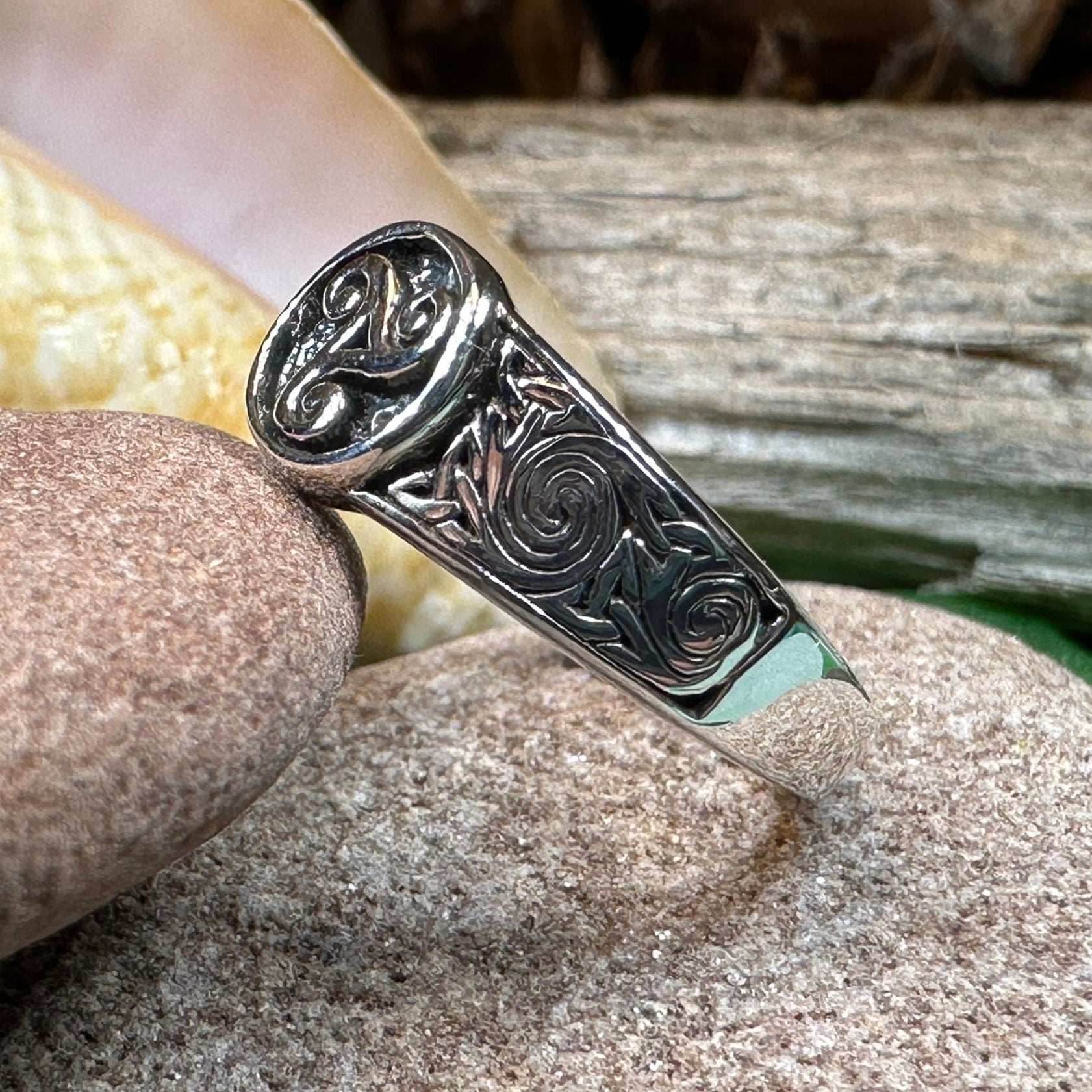 Reeve Triple Spiral Ring - 5