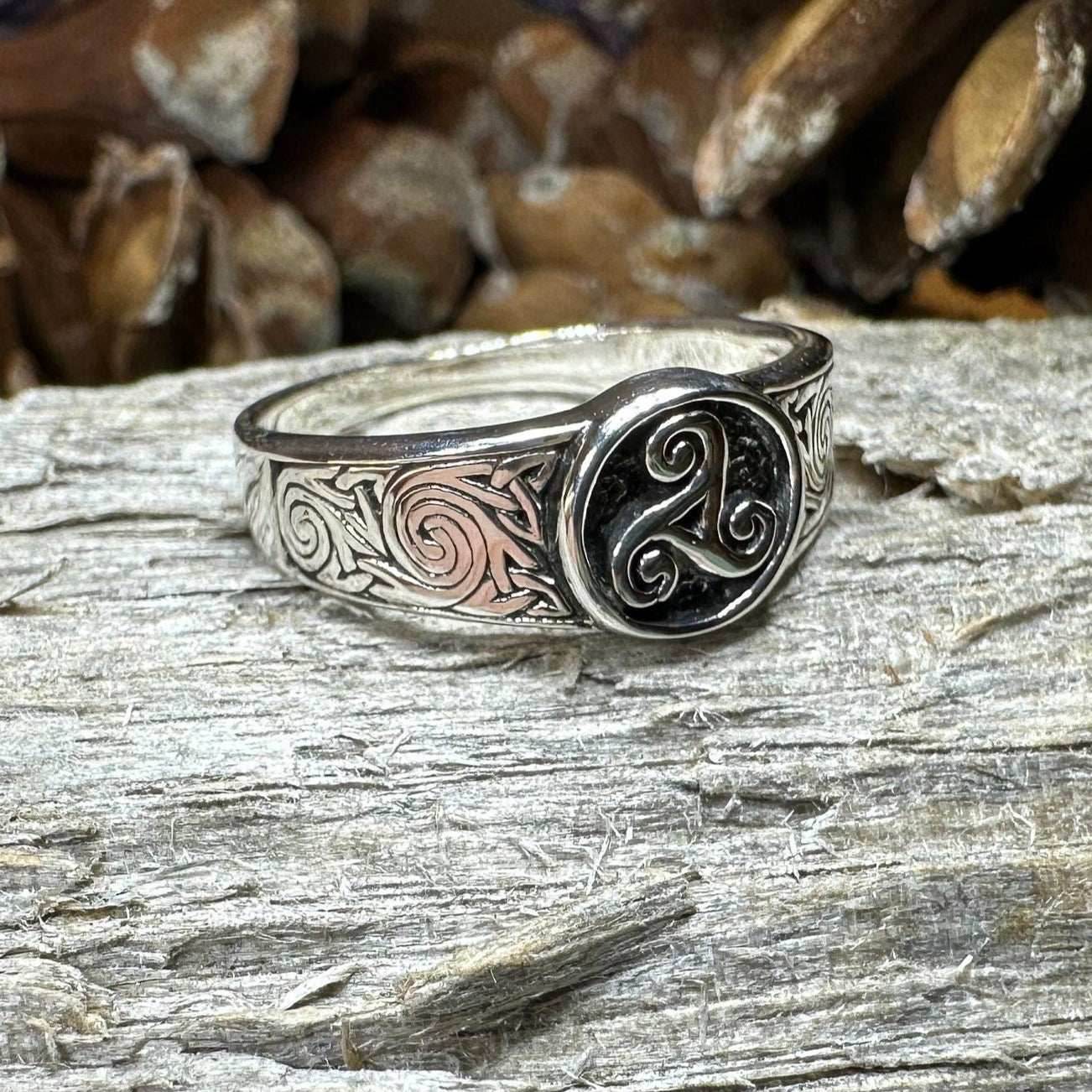 Reeve Triple Spiral Ring - 5