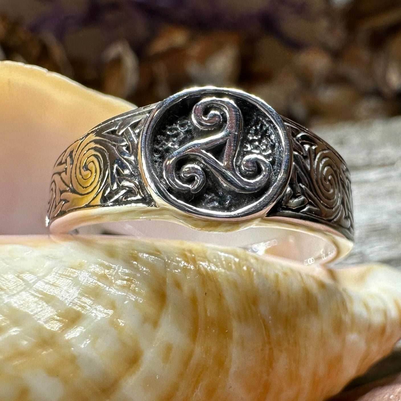 Reeve Triple Spiral Ring - 5