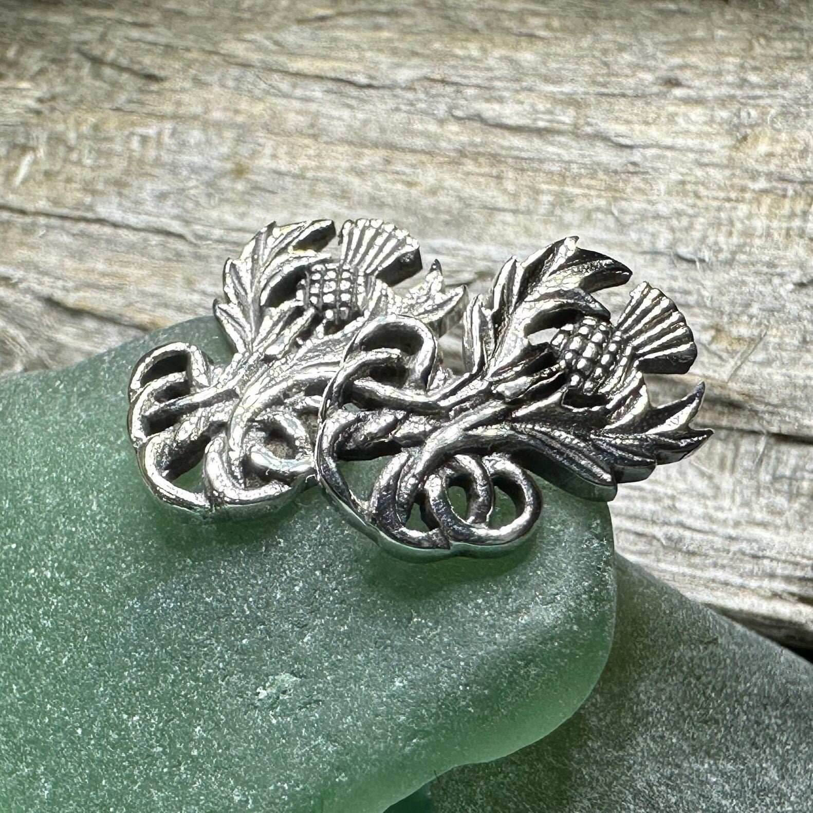 Heritage Thistle Post Earrings - 