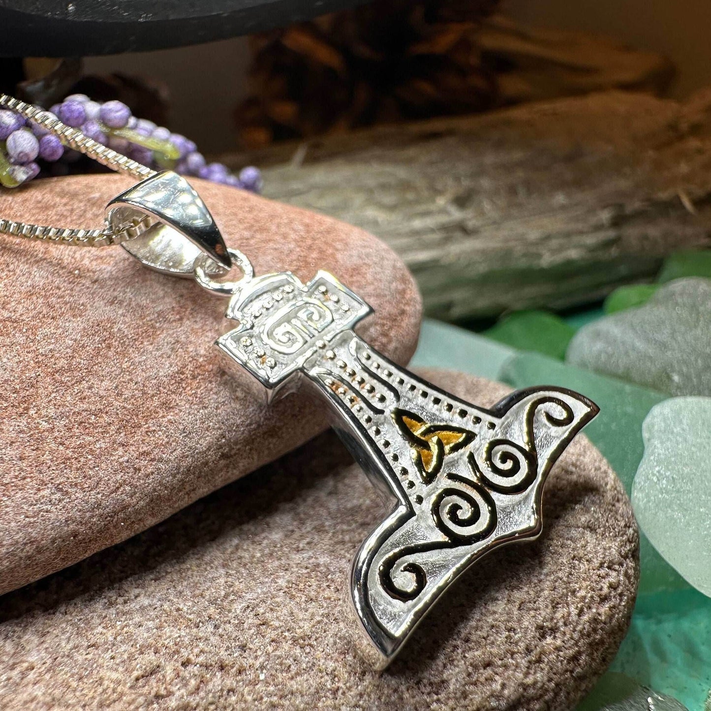Old Norse Thor's Hammer Necklace - 18