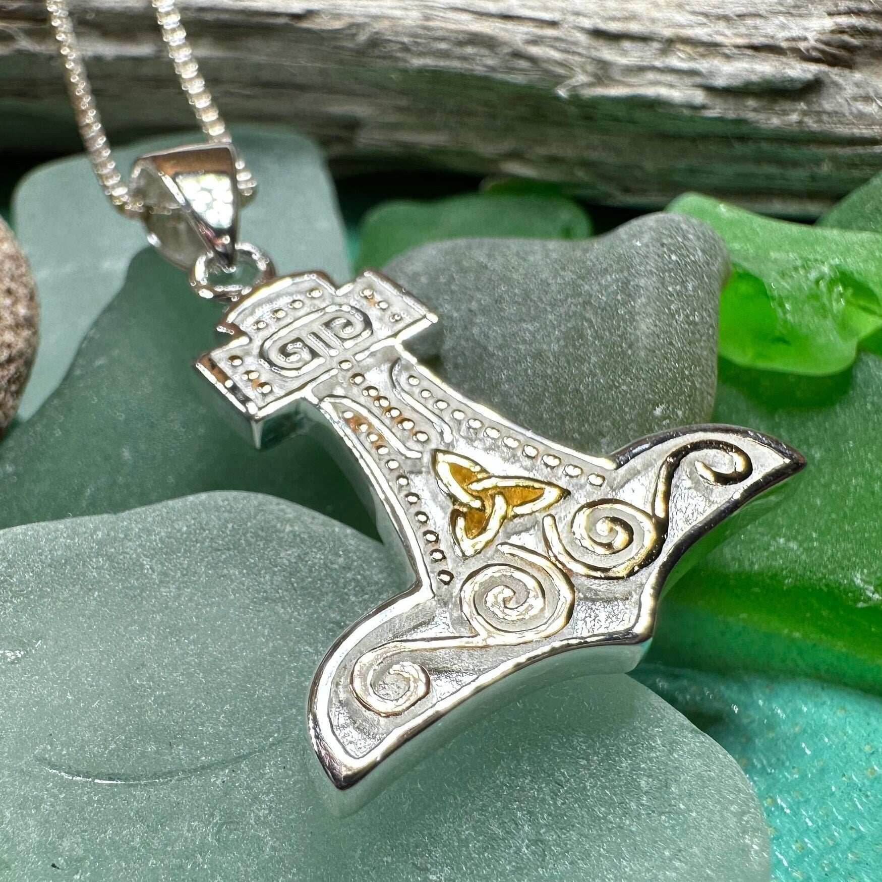 Old Norse Thor's Hammer Necklace - 18