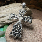 Eternal Tree Celtic Cross Necklace