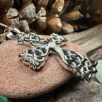 Eternal Tree Celtic Cross Necklace - 18