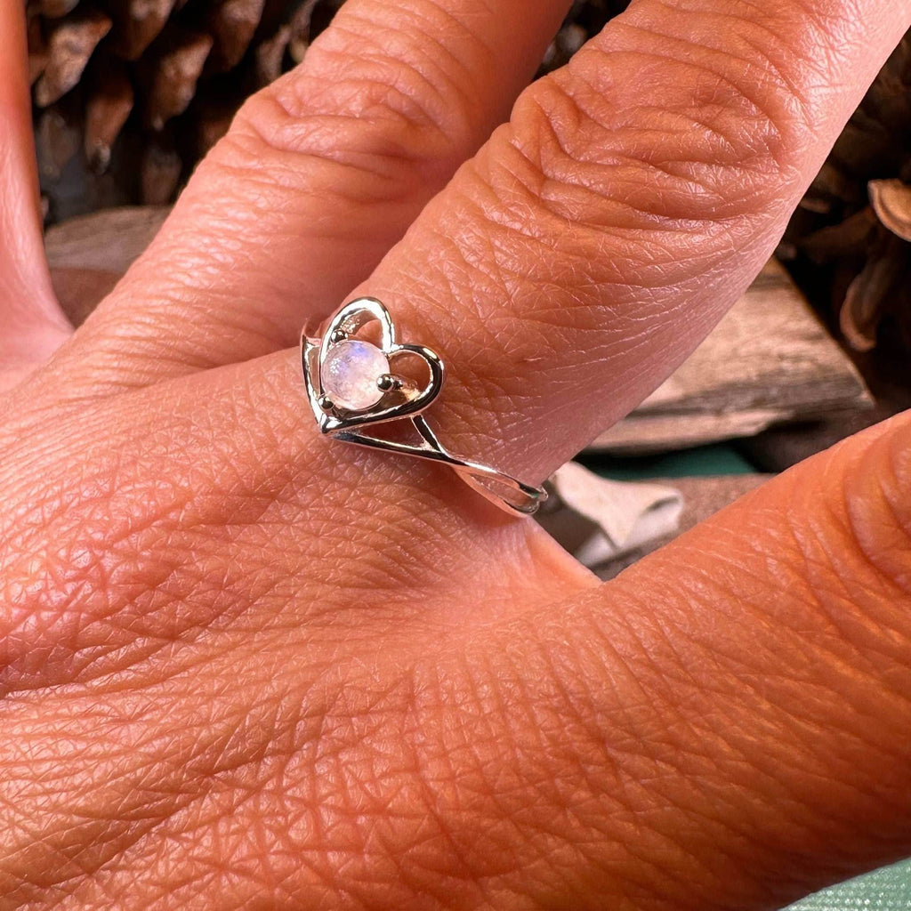 Isidore Moonstone Heart Ring - 5