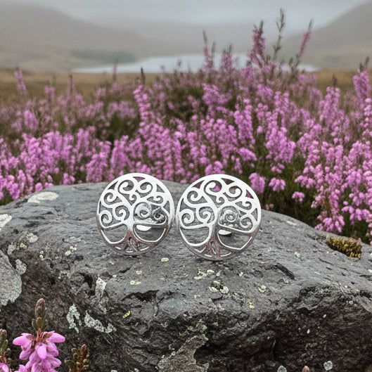 Muirenn Tree of Life Stud Earrings