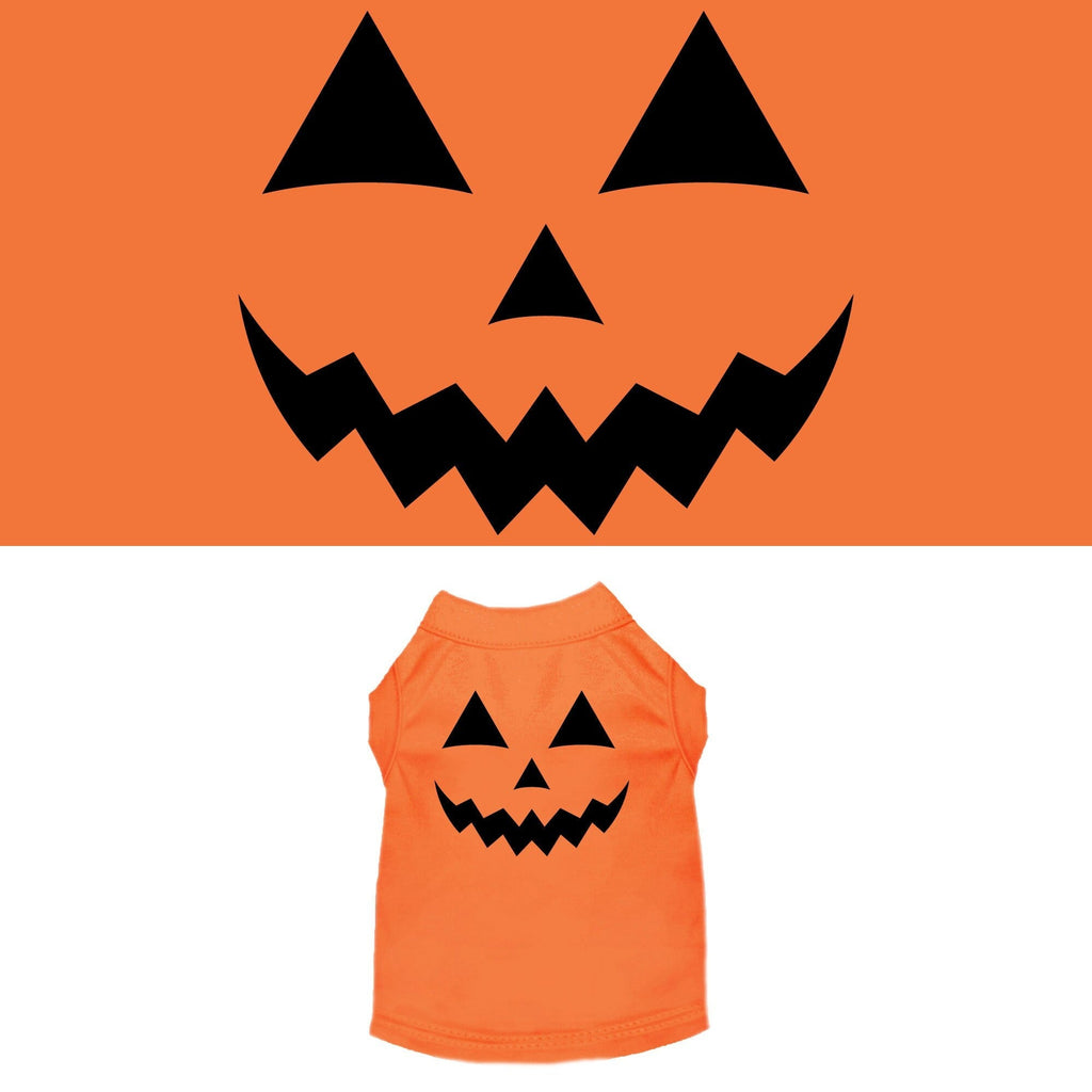Pumpkin Face Him Costume Halloween Pet Shirt