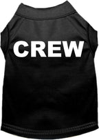 Halloween Pet Dog & Cat Shirt Screen Printed, "Crew Costume"