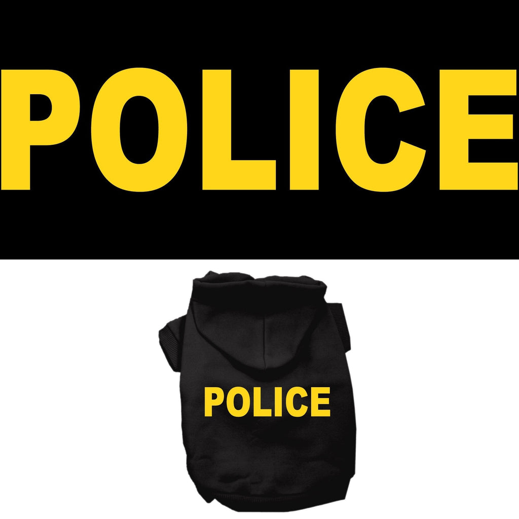 Halloween Pet Hoodie "Police Costume"