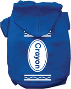 Halloween Pet Hoodie "Crayon Costume"