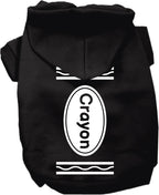 Halloween Pet Hoodie "Crayon Costume"