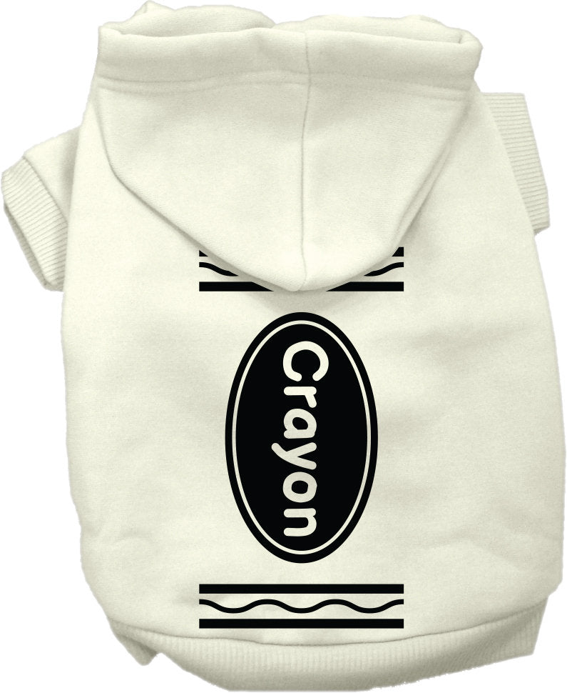 Halloween Pet Hoodie "Crayon Costume"