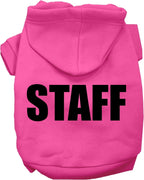 Halloween Pet Costume Hoodie Screen Printed, "Staff"