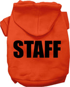 Halloween Pet Costume Hoodie Screen Printed, "Staff"
