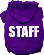 Halloween Pet Costume Hoodie Screen Printed, "Staff"