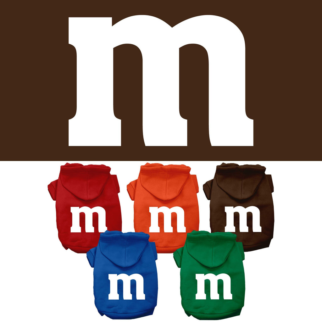 Halloween Costume Pet Hoodie "The M Costume"