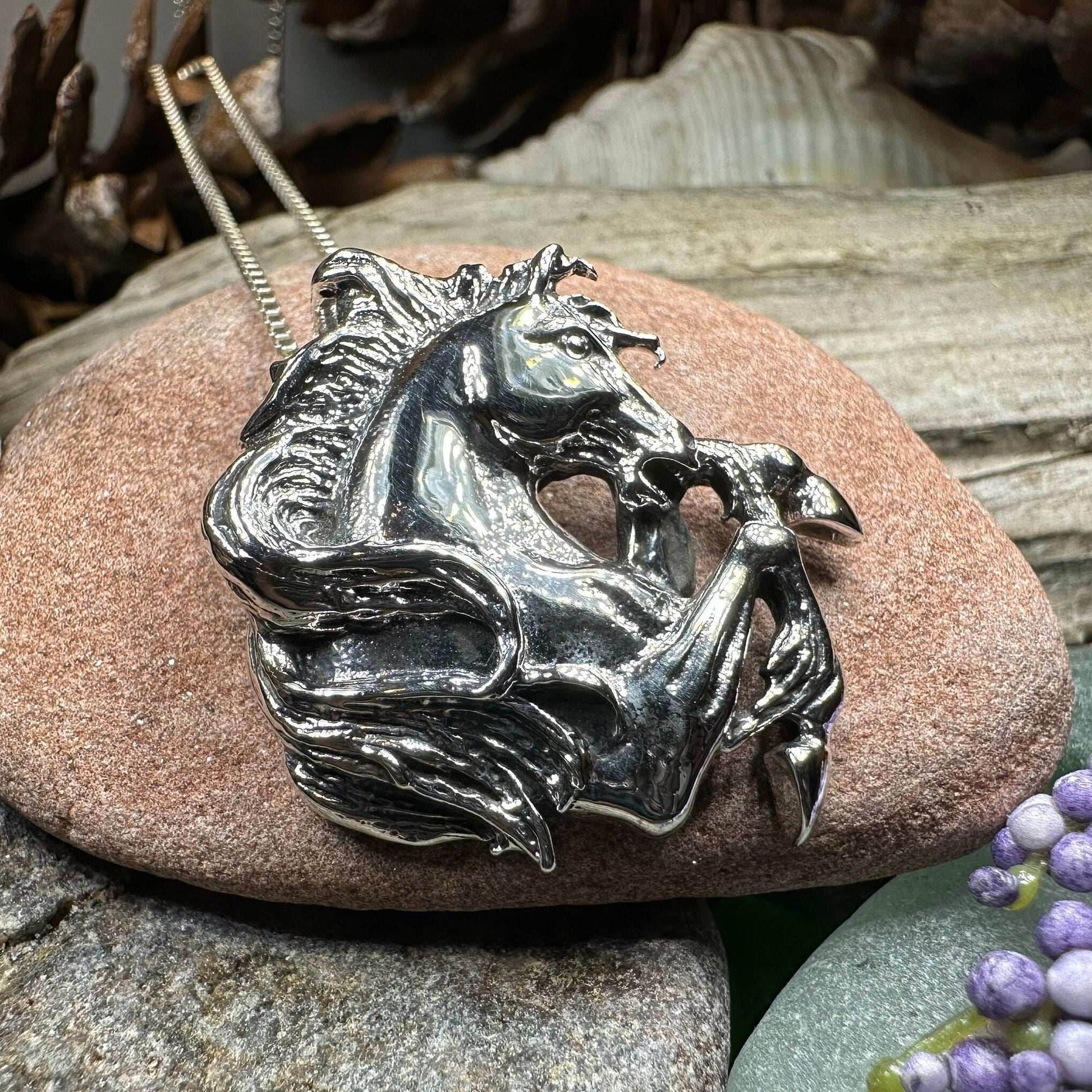 Wild at Heart Horse Necklace - 18