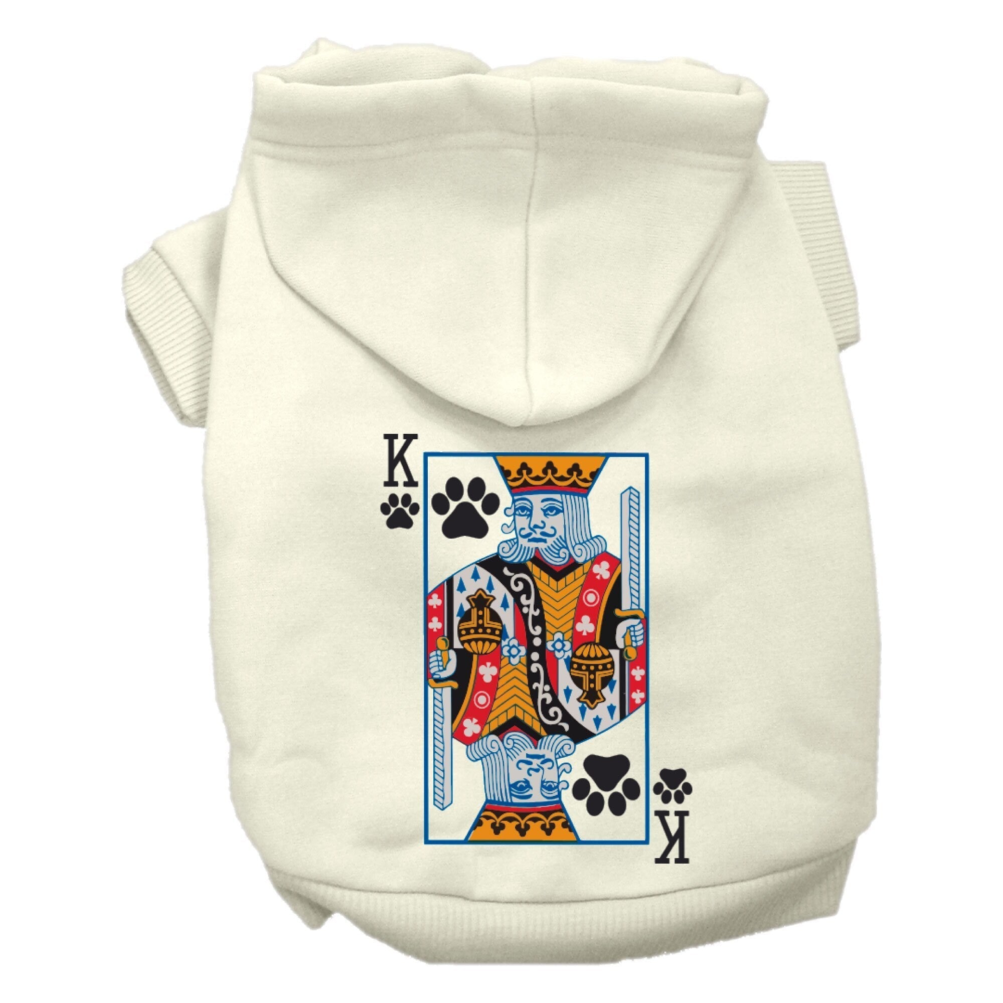 Halloween Pet Hoodie "King of Clubs Costume"