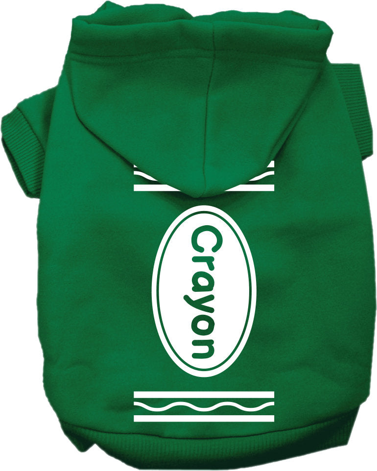 Halloween Pet Hoodie "Crayon Costume"