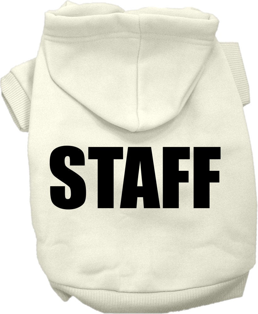 Halloween Pet Costume Hoodie Screen Printed, "Staff"