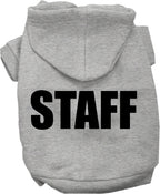 Halloween Pet Costume Hoodie Screen Printed, "Staff"
