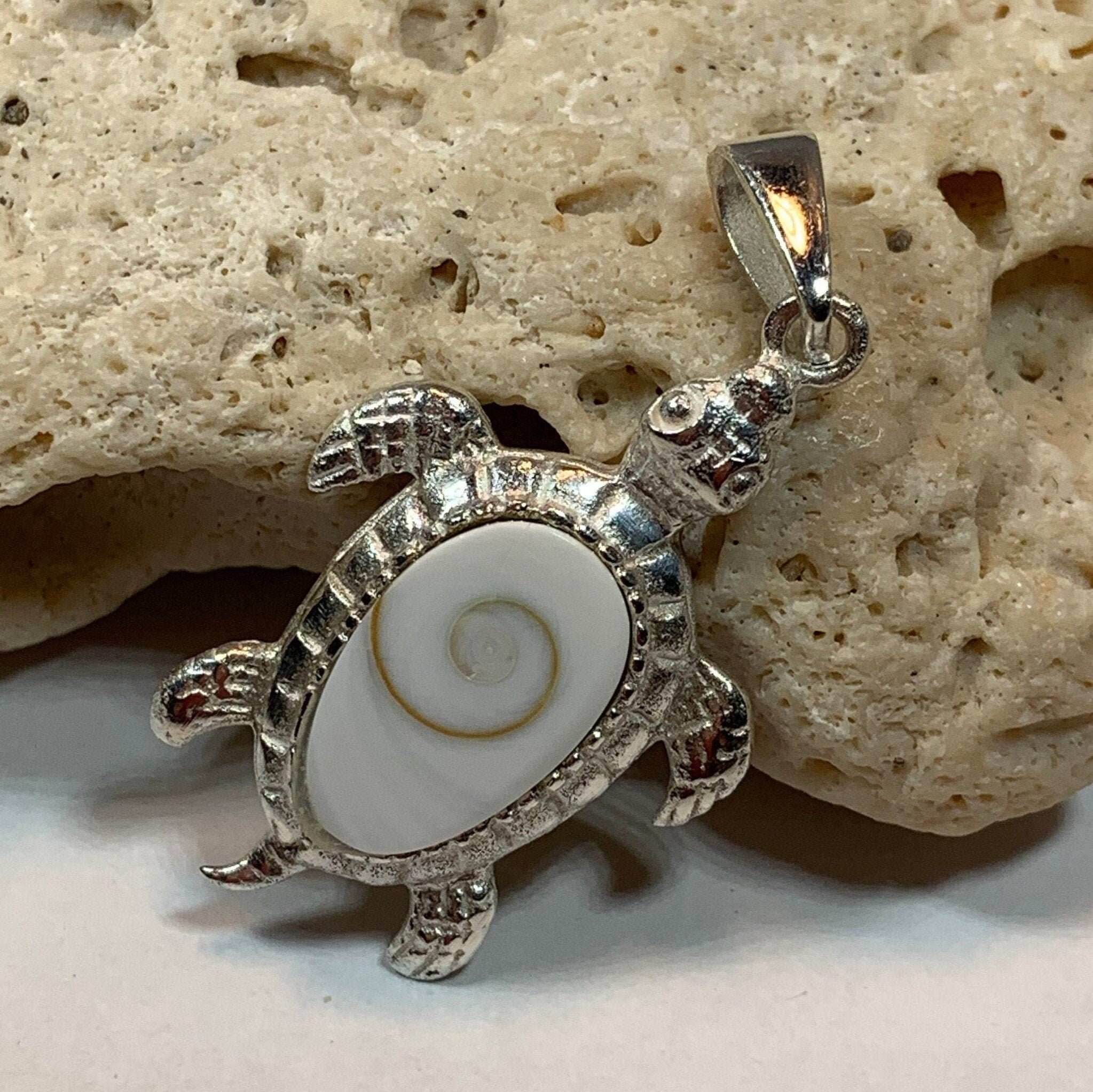 Shiva Shell Turtle Necklace - 18