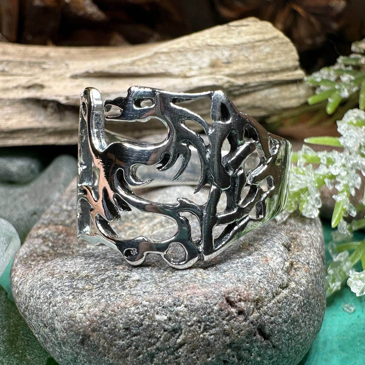 Celtic Phoenix Ring - 6