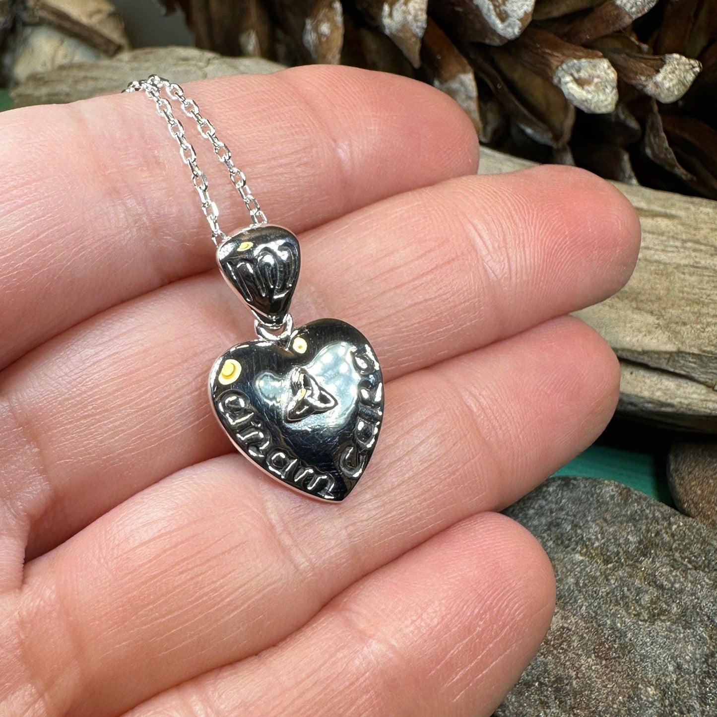 Irish Gaelic Anam Cara Necklace