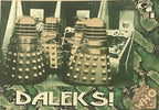 🛸 Vintage 1994 Doctor Who Daleks Foil Trading Cards — Cards 1–3 of 6