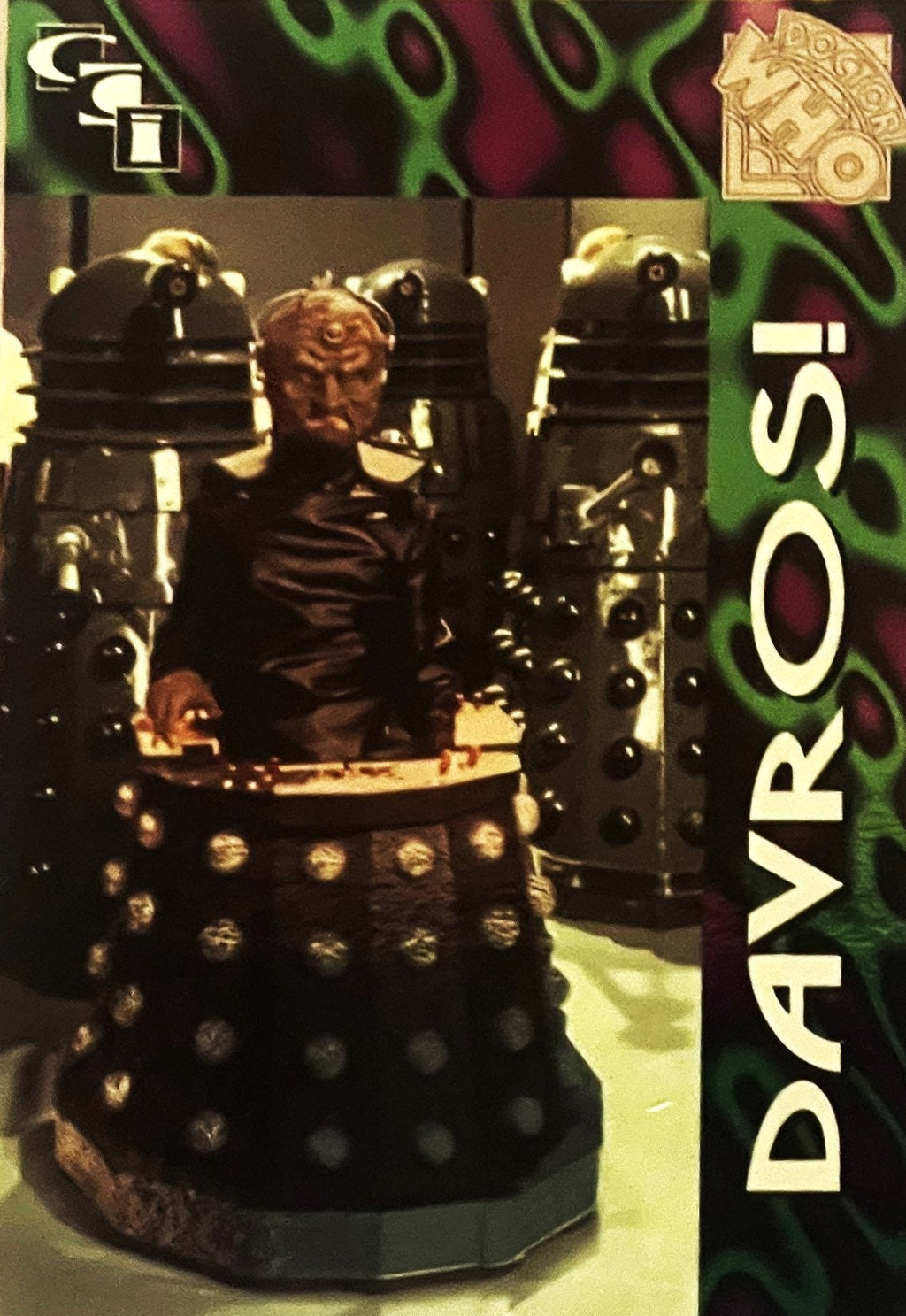 Vintage 1994 Doctor Who Daleks & Davros Foil Card Set 🧬 Cards 1-3 and 7