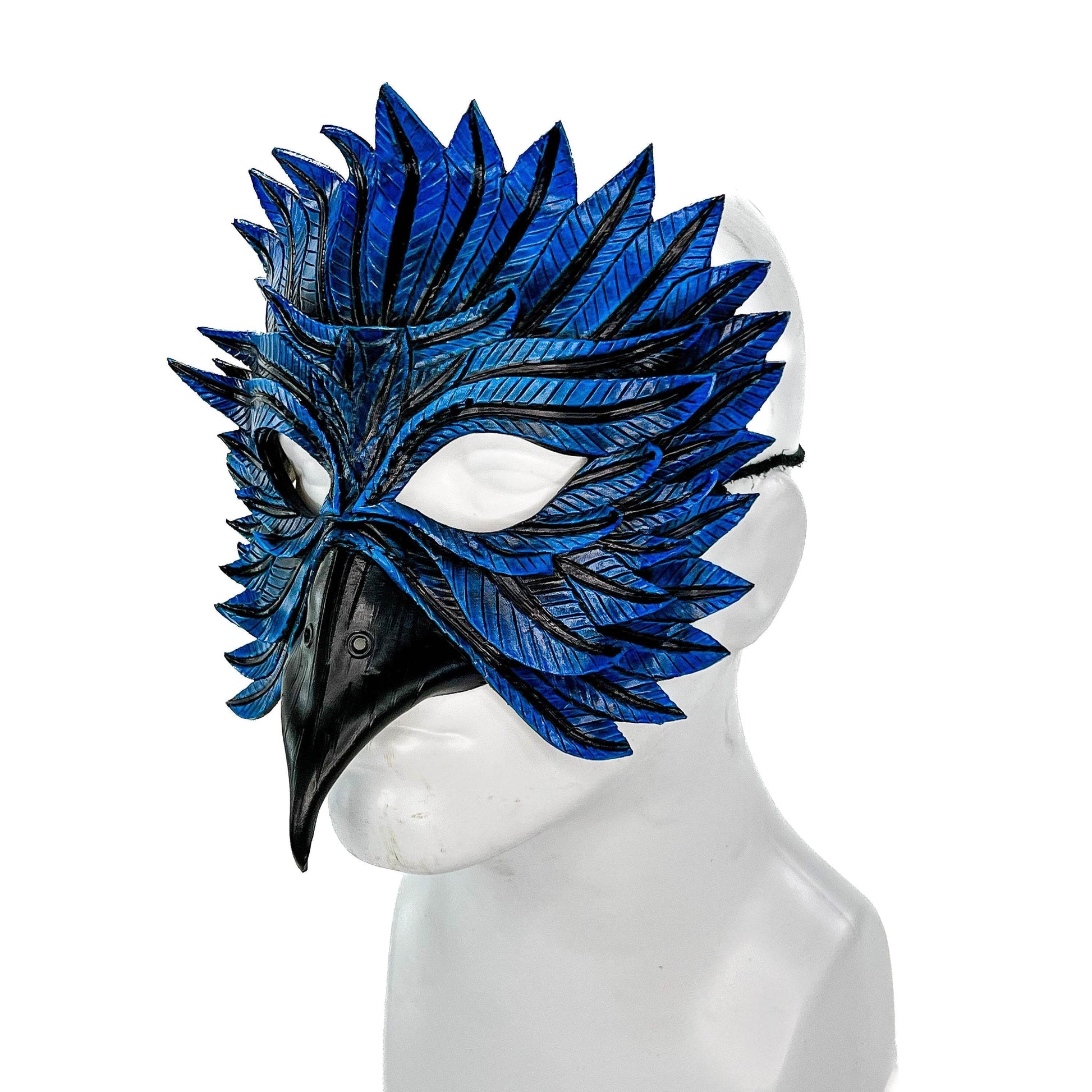 Bluebird Handmade Genuine Leather Mask - 