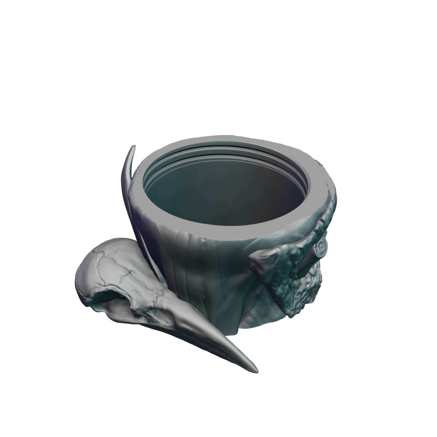 Druid Class 3D Printed Dice Storage Box | Dice Vault | Dice Jail | Tabletop RPG Gaming Cosplay - Dungeons and Dragon DnD D&D Wargaming - Black / Yes- Include Random Dice Set