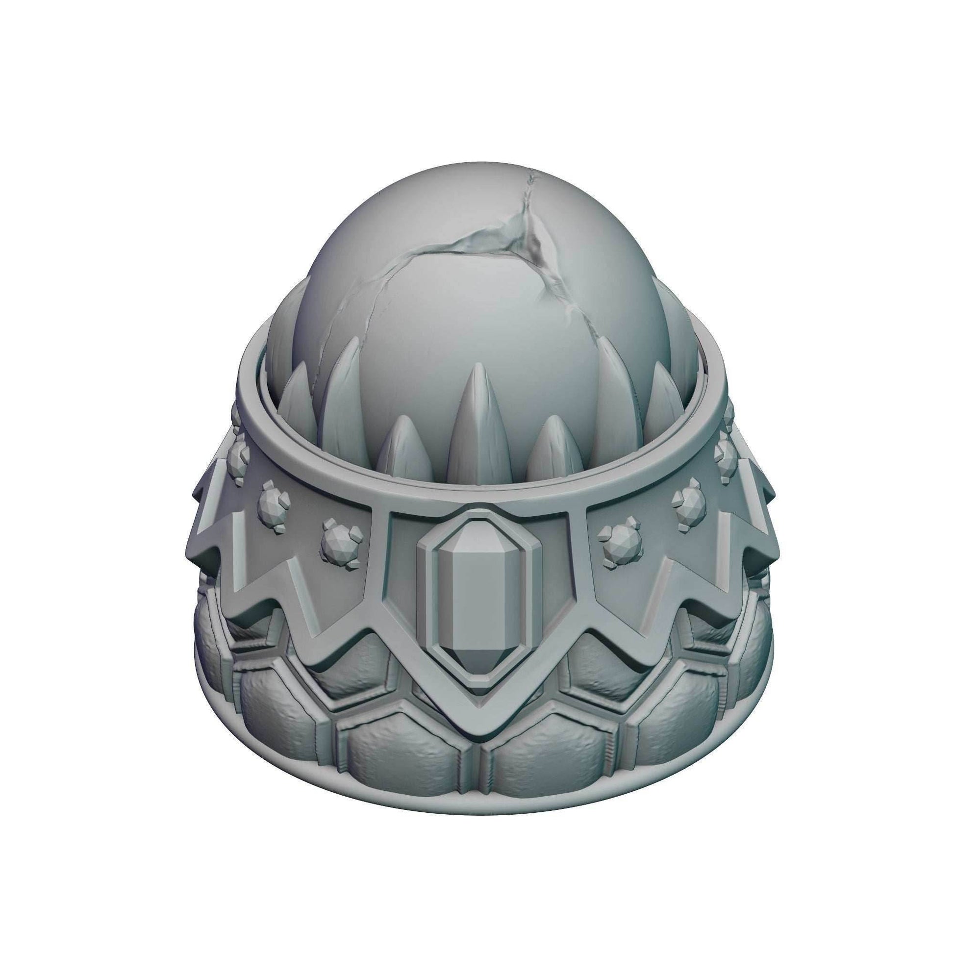 Dragon Blooded Half Dragon 3D Printed Dice Storage Box | Dice Vault | Dice Jail | RPG Cosplay - Dungeons and Dragon DnD D&D Wargaming - Black / Yes- Include Random Dice Set