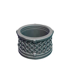 Fighter 3D Printed Dice Vault | Dice Jail | DnD Can Holder | Table Coaster | Mythic Mugs by Ars Moriendi 3D- Arm Yourself for Glory! - Black / Yes- Include Random Dice Set