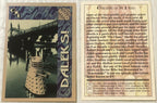 🛸 Vintage 1994 Doctor Who Daleks Foil Trading Cards — Cards 1–3 of 6