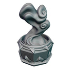 Sorcerer Class 3D Printed Dice Jail | Dice Vault | D20 Storage Box | Wizard Cosplay - Player Gift - Channel Arcane Power & Mystical Rolls! - Black / Yes- Include Random Dice Set