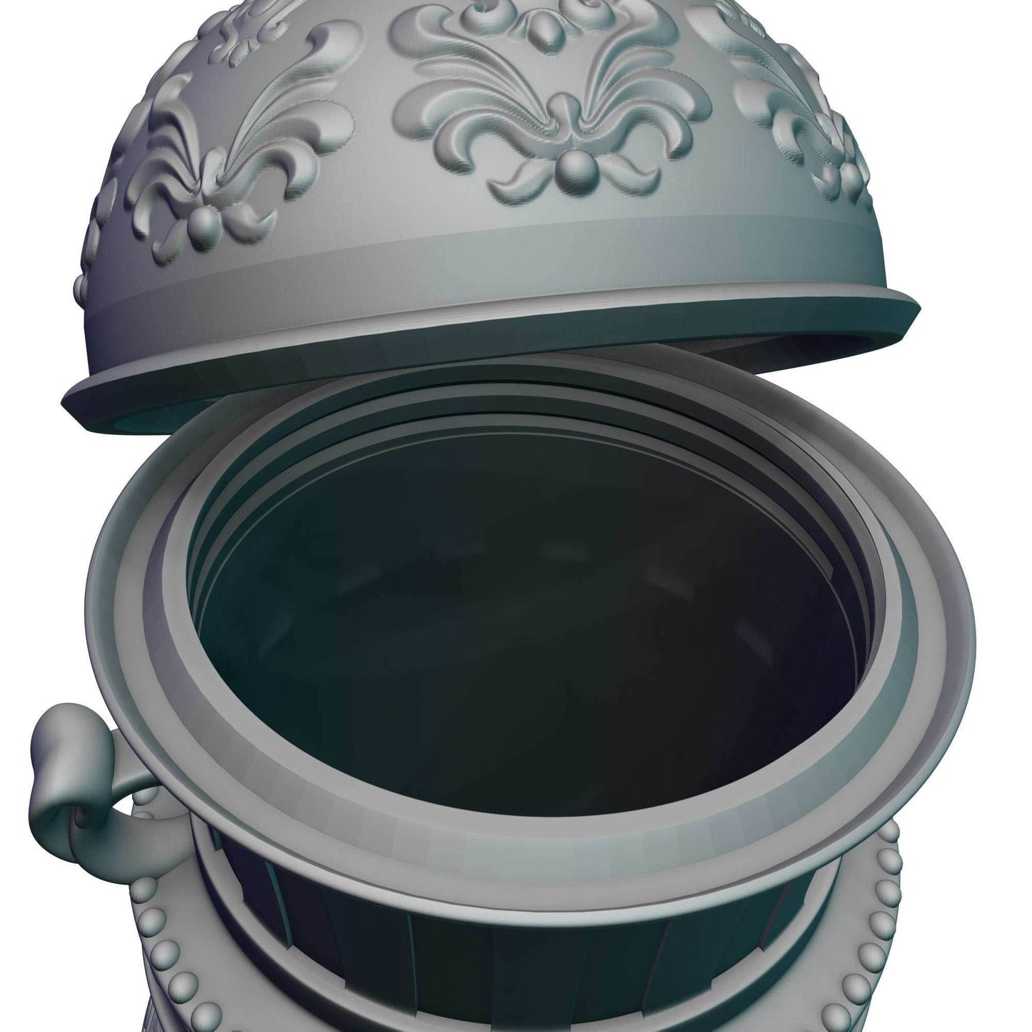 Cleric Class 3D Printed Mythic Mug Stein | Tabletop RPG Gaming Cosplay - Dungeons and Dragon DnD D&D Wargaming | Drink Koozie Can Holder. - Black / Non Threaded-No Lid