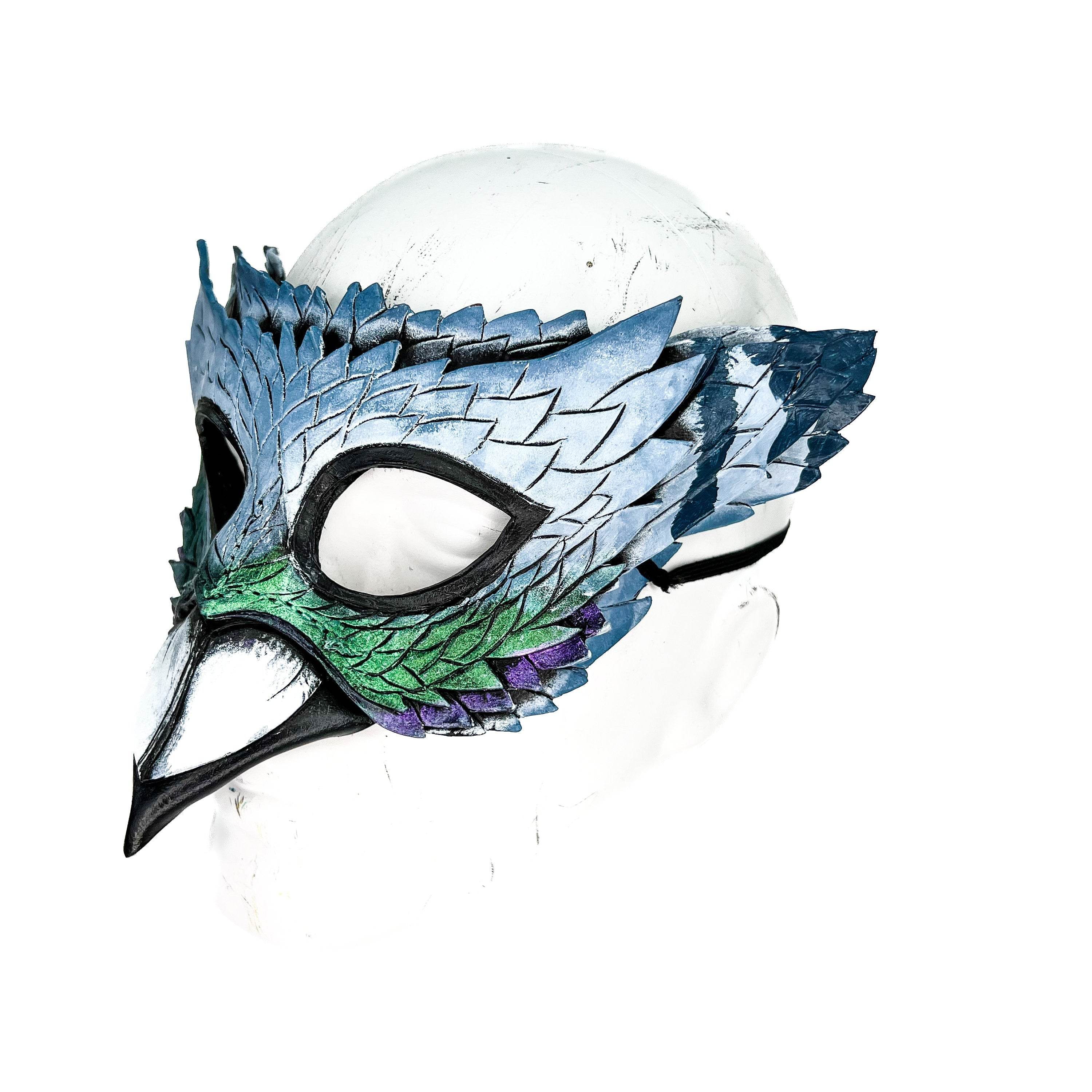 Pigeon Handmade Genuine Leather Mask - 