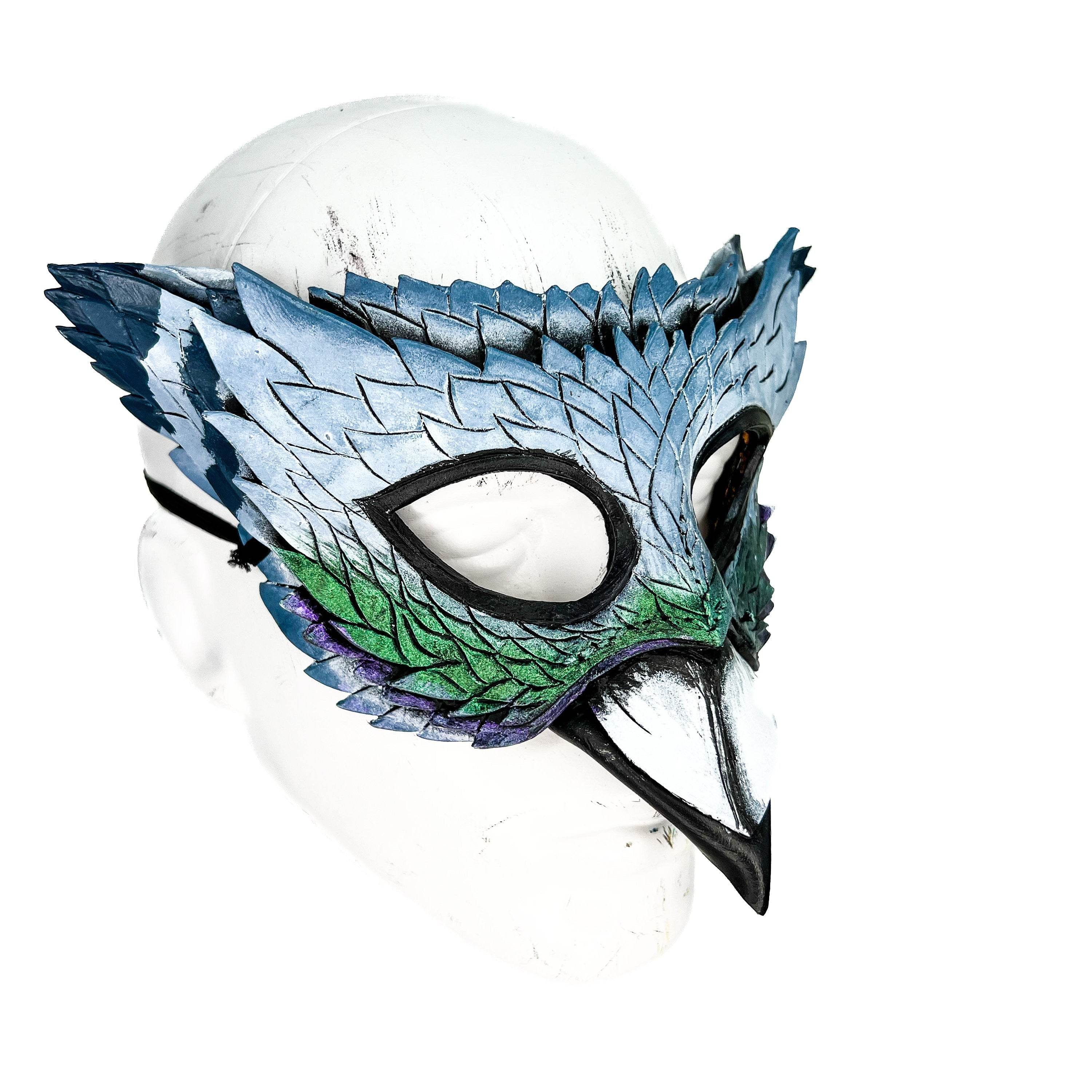 Pigeon Handmade Genuine Leather Mask - 
