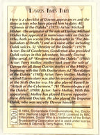 Vintage 1994 Doctor Who Daleks & Davros Foil Card Set 🧬 Cards 1-3 and 7