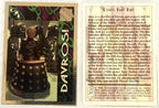 Vintage 1994 Doctor Who Daleks & Davros Foil Card Set 🧬 Cards 1-3 and 7