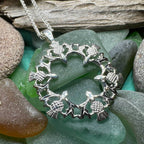 Thistle Wreath Necklace - 18