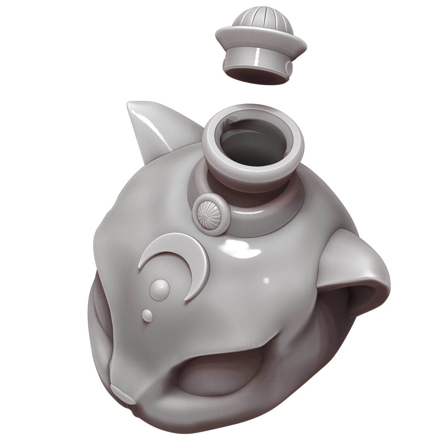 Darkvision - Cat's Agility Potion 3D Printed Dice Jail | RPG Dice Vault | D20 Storage Box | Player Gift - Enhance Nighttime Adventures! - Black / Yes- Include Random Dice Set