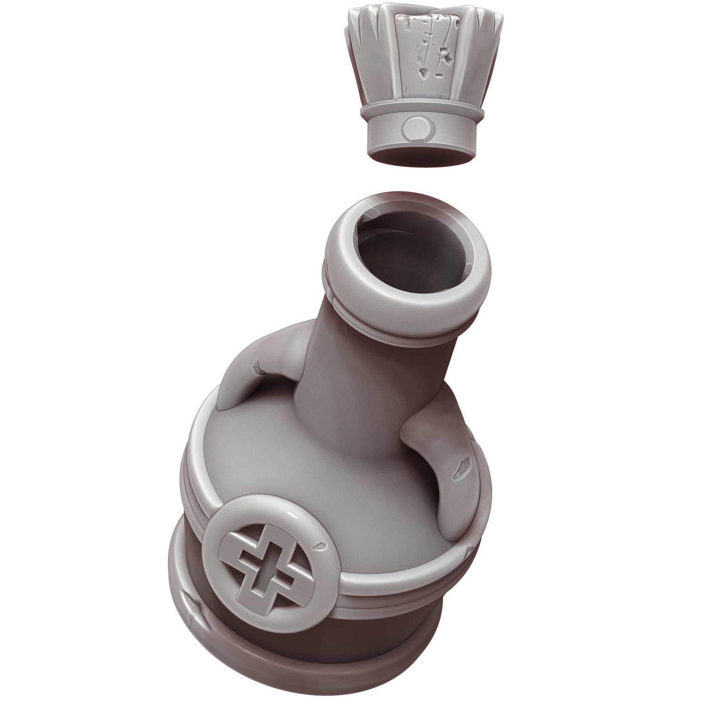 Health Potion 3D Printed Dice Jail | RPG Dice Vault | D20 Storage Box | Player Gift - Guard Dice with Healing Magic! - Black / Yes- Include Random Dice Set