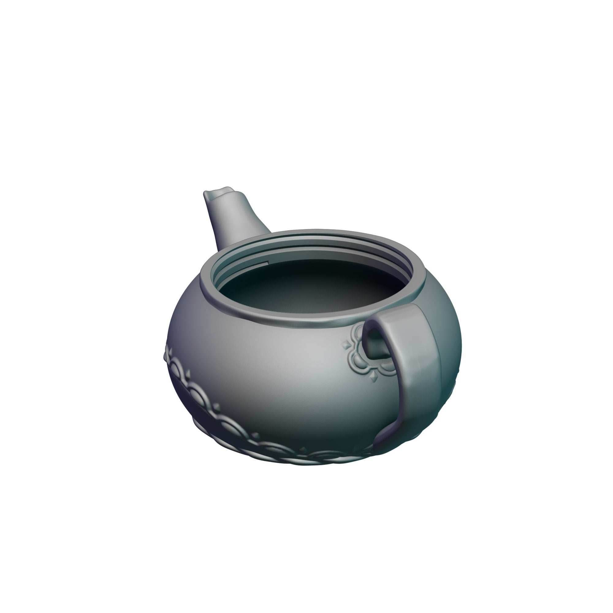 Gnome Teapot 3D Printed Dice Storage Box | Dice Vault | Dice Jail | Fantasy RPG Cosplay - Dungeons and Dragon DnD D&D Wargaming - Black / Yes- Include Random Dice Set