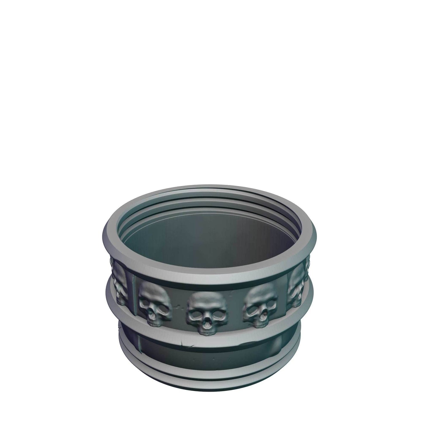 Necromancer 3D Printed Dice Jail | RPG Dice Vault | D20 Storage Box | Fantasy RPG Cosplay - Wargaming - Harness Dark Arts & Undying Spirits - Black / Yes- Include Random Dice Set